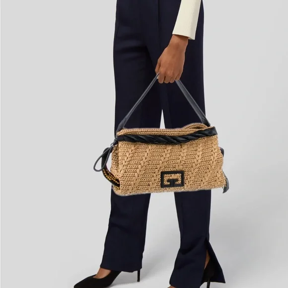 Givenchy ID93 Raffia Shoulder Bag - Picture 2 of 7